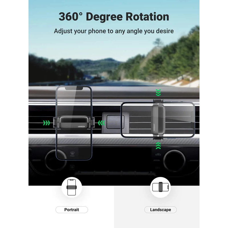 UGREEN Air Vent Car Mount Phone Holder Grey - LP120 - 10422