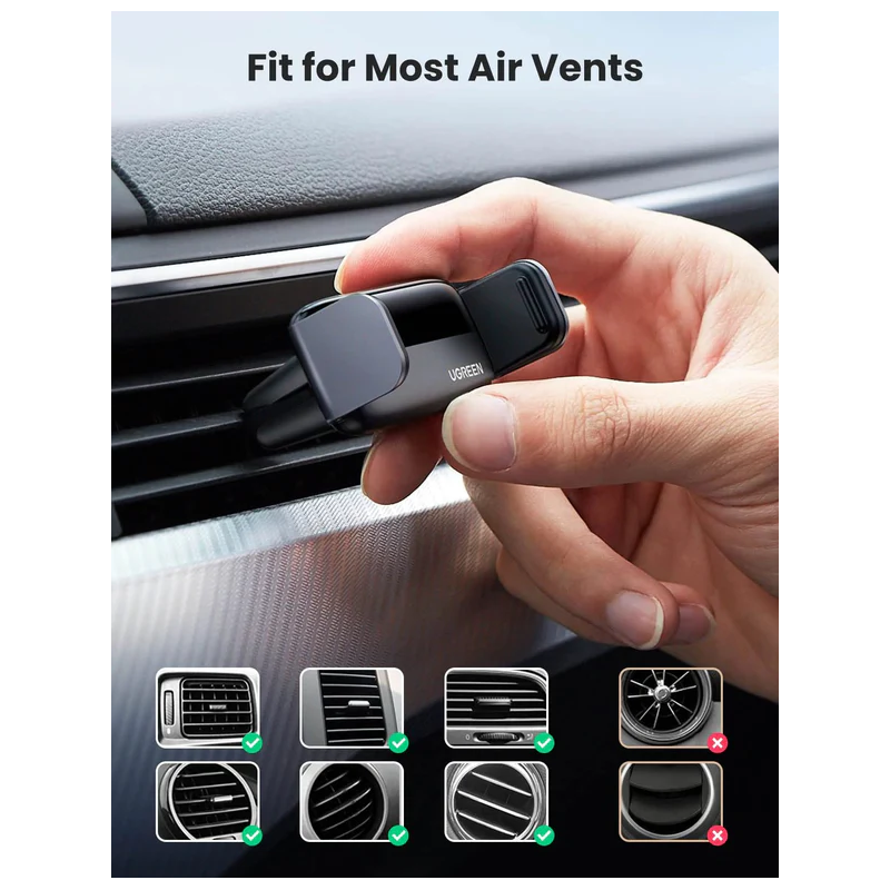 UGREEN Air Vent Car Mount Phone Holder Grey - LP120 - 10422
