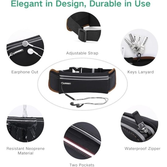 UGREEN Sport Running Waist Pack  Waterproof  Belt - LP112 - 20818