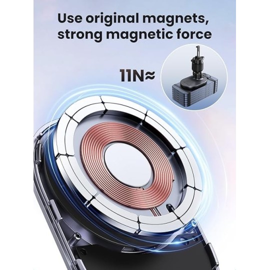 UGREEN Magnetic Wireless Car Charger For Air Vent Mount - W522 - 25925