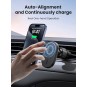 UGREEN Magnetic Wireless Car Charger For Air Vent Mount - W522 - 25925