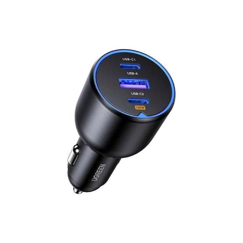 UGREEN 2*USB-C PD+USB-A  130W Fast Car Charger - EC705 - 35025