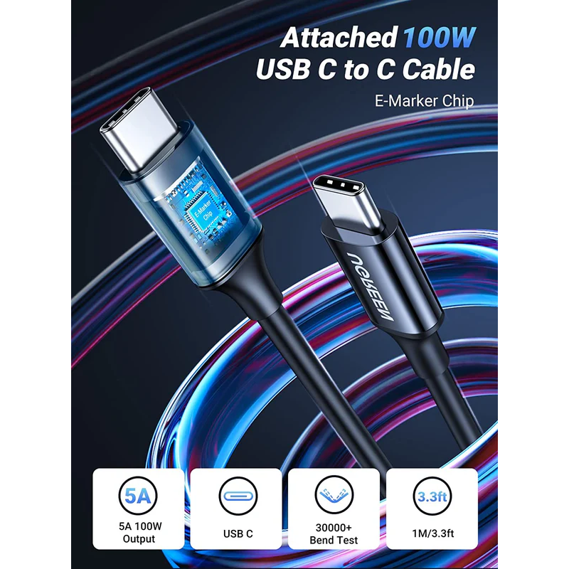 UGREEN 2*USB-C PD+USB-A  130W Fast Car Charger - EC705 - 35025