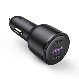UGREEN 2*USB-C PD+USB-A  69W Fast Car Charger - CD239 - 20467