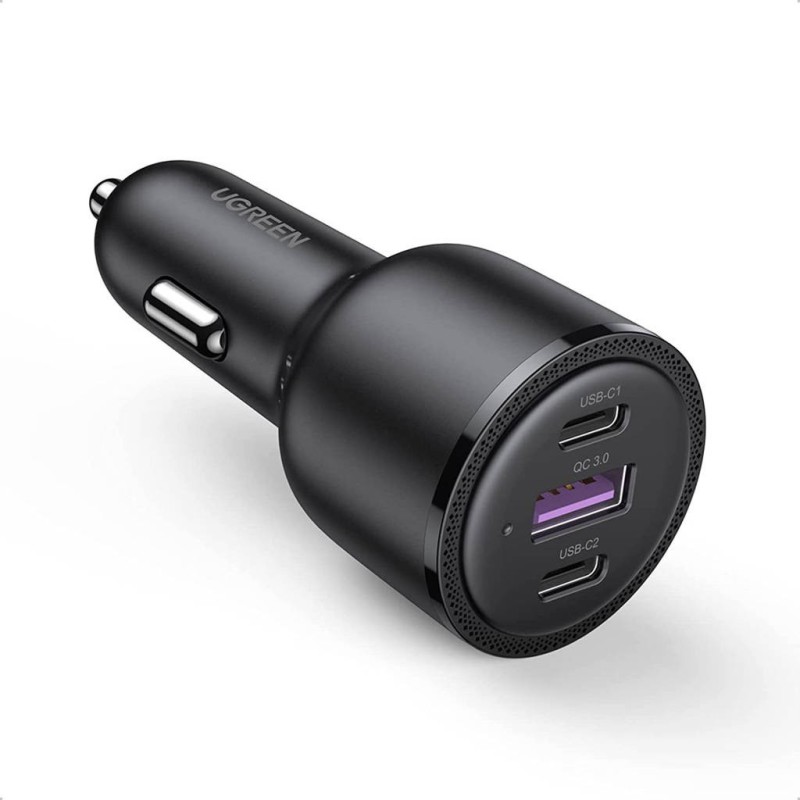 UGREEN 2*USB-C PD+USB-A  69W Fast Car Charger - CD239 - 20467