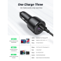 UGREEN 2*USB-C PD+USB-A  69W Fast Car Charger - CD239 - 20467