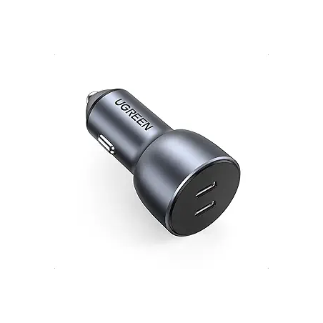 UGREEN USB-C PD+USB-C PD 40W Fast Car Charger Grey - CD213 - 70594