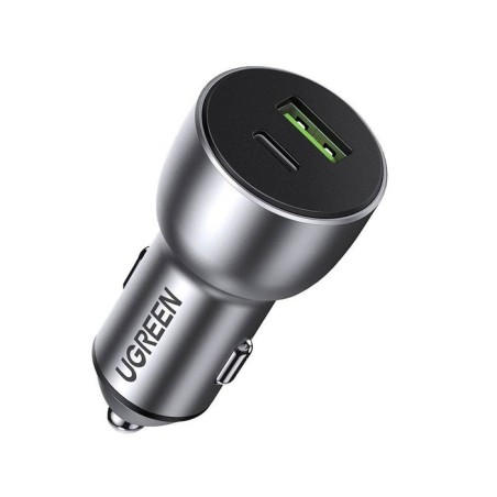 UGREEN USB-C PD+USB-A QC (30+22.5)W Fast Car Charger Grey - CD213 - 60980