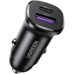 UGREEN USB-C PD+USB-A QC 30W Fast Car Charger - EC305 - 25845