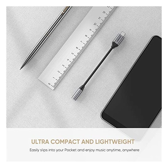 UGREEN Type C Male To 3.5mm Audio Adapter 0.10M - AV142 - 30632
