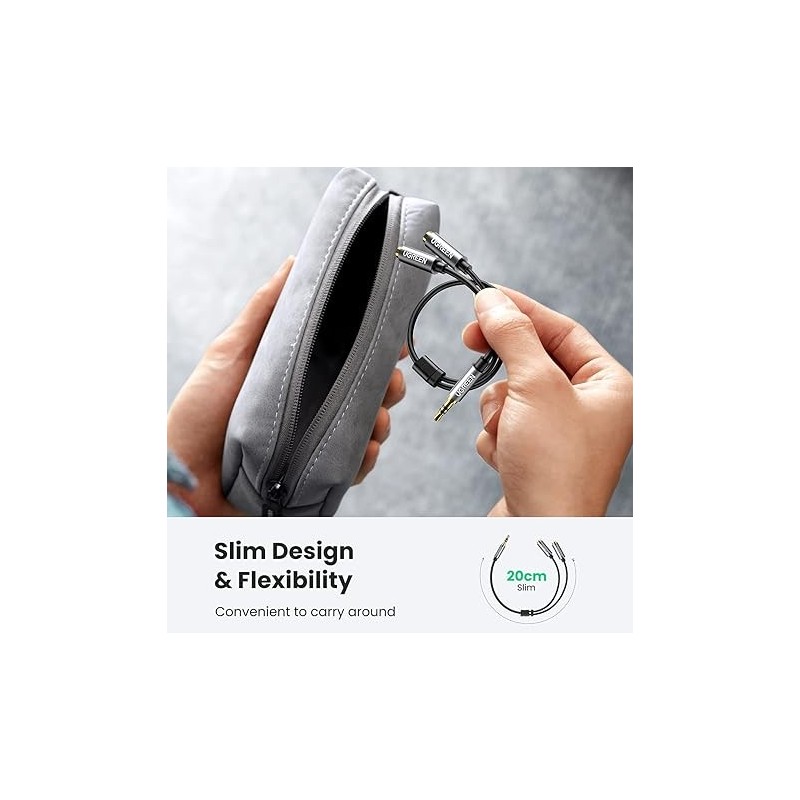 UGREEN 3.5mm Stereo Audio Splitter Cable - AV123 - 10532