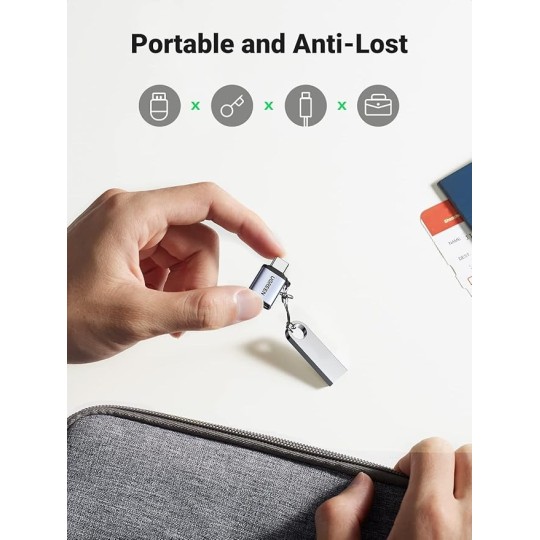 UGREEN USB-C 3.1 Male To USB 3.0 A  Female OTG Adapter - US270 - 50283