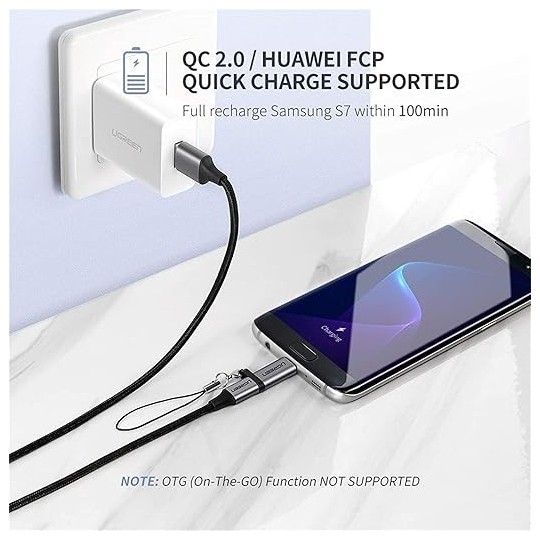 UGREEN Micro USB Male To USB-C Female Adapter - US282 - 50590