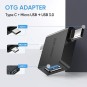 UGREEN Micro USB + USB-C To USB 3.0 A  Female OTG Adapter - 30453 - 30453