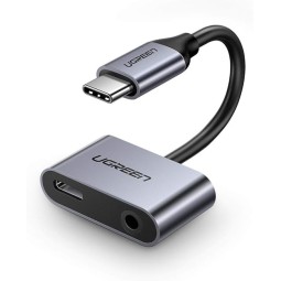 UGREEN Type C Male To 3.5mm Audio+ Type C Female Adapter - CM193 - 50596