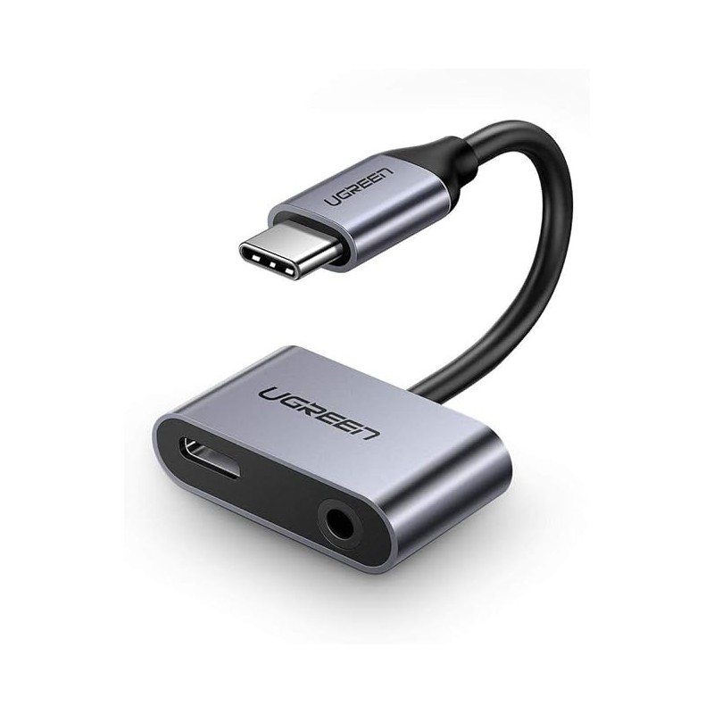 UGREEN Type C Male To 3.5mm Audio+ Type C Female Adapter - CM193 - 50596