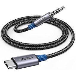 UGREEN Type C Male To 3.5mm Audio Cable With Chip  1.00M - CM734 - 35056