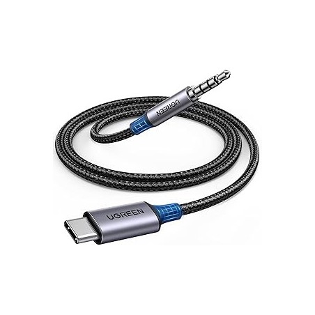 UGREEN Type C Male To 3.5mm Audio Cable With Chip  1.00M - CM734 - 35056