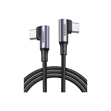 UGREEN Angled USB-C 2.0 Male To Angled USB-C 2.0 Male 5A Data Cable - US335 - 70696