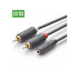 UGREEN 3.5mm Female to 2RCA Male Audio Cable - AV102 - 10588