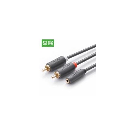 UGREEN 3.5mm Female to 2RCA Male Audio Cable - AV102 - 10588