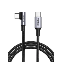 UGREEN USB-C  2.0 Male To Angled USB-C 2.0 Male 5A Data Cable(90°Angle) - US334 - 70643
