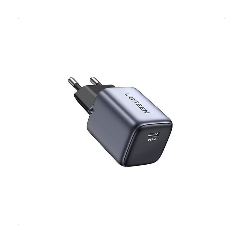 UGREEN Nexode Mini 30W PD GaN Tech  Charger EU Grey + 1M 60W cable - CD319 - 25257