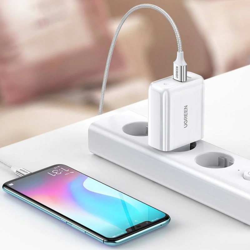 UGREEN USB-A+USB-C 38W Wall Charger EU White - D170 - 60468