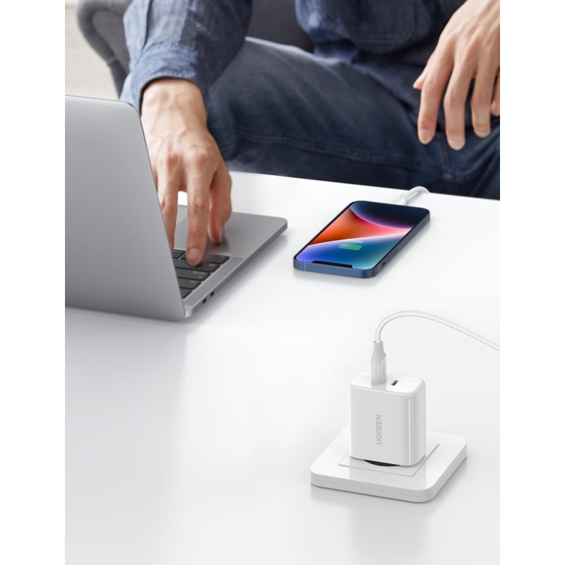 UGREEN USB-C+USB-C 40W PD Charger(20W+20W) - CD243 - 10343