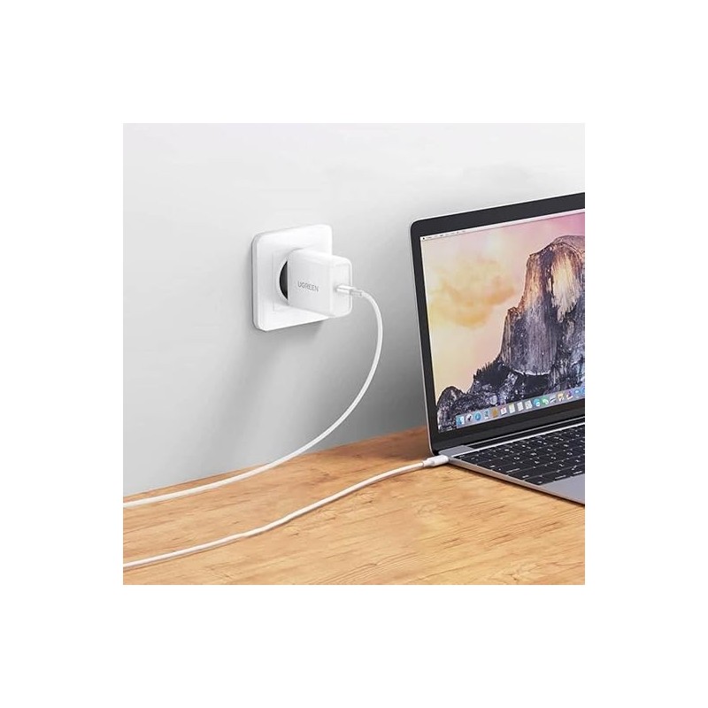 UGREEN Type C 2.0 Male To Type C 2.0 Male 5A Data Cable White - US300 - 60551