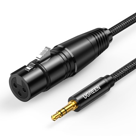UGREEN 3.5mm Three-Pole Male to XLR Female Audio Cable - AV182 - 20763
