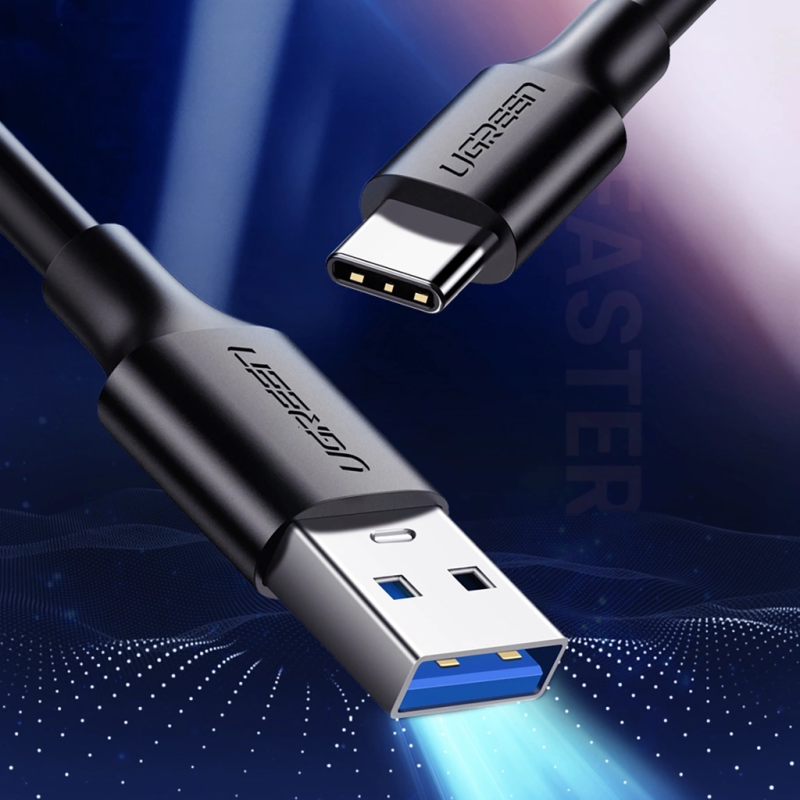 UGREEN USB-C Male To USB 3.0 A  3A Data Cable - US184 - 20882