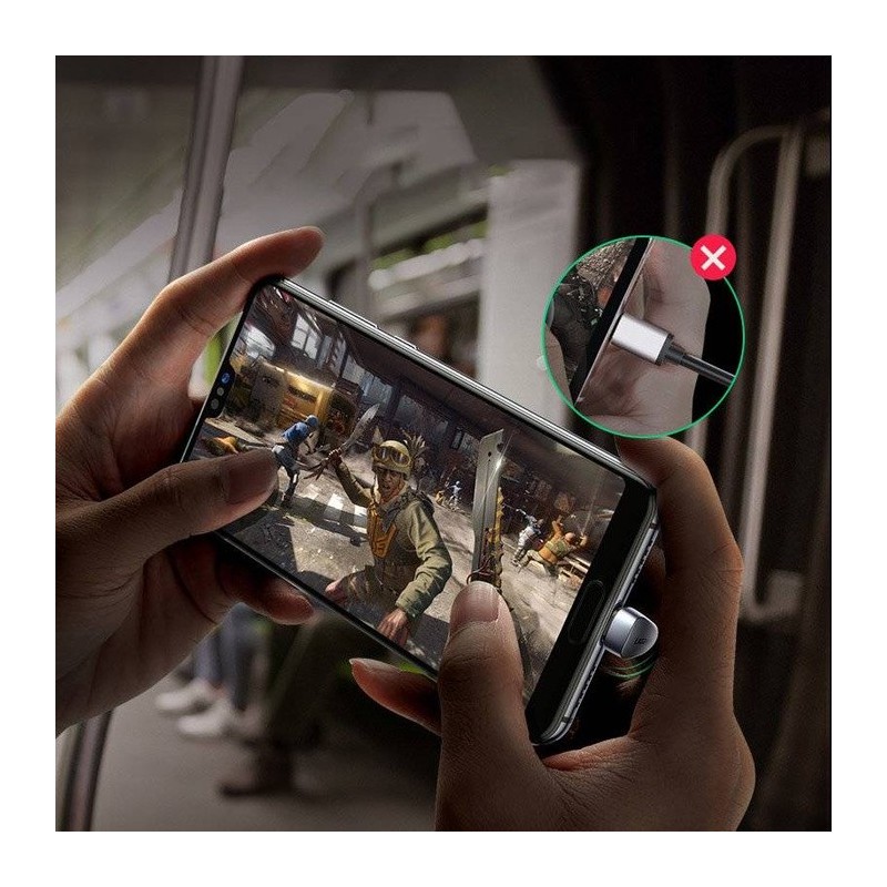 UGREEN Angled USB-C Male To USB2.0 A Male 3A Data Cable(180°Angle) - US311 - 70313