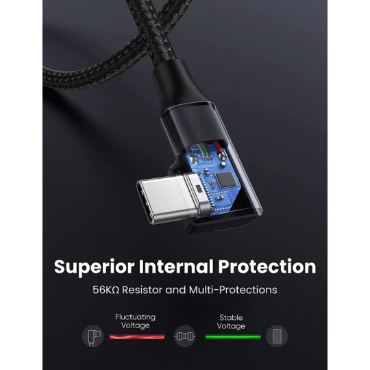 UGREEN USB-C Male To USB 3.0 A  3A Data Cable 1.00M - US385 - 20299