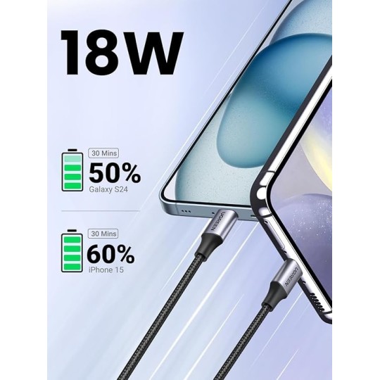 UGREEN USB-C Male To USB 2.0 A  Male Cable - US288 - 60126