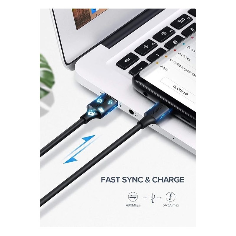 UGREEN USB-C Male To USB 2.0 A  Male Cable - US287 - 60121