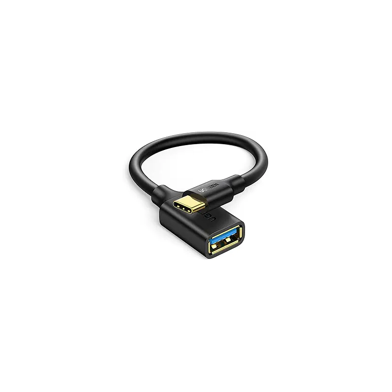 UGREEN USB-C Male To USB 3.0 A Female OTG Cable Black 15CM - US154 - 30701