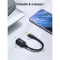 UGREEN USB-C Male To USB 3.0 A Female OTG Cable Black 15CM - US154 - 30701