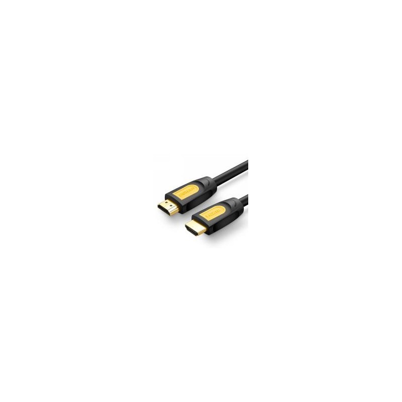 UGREEN HDMI Round Cable 0.75m 4K@60Hz HDMI 2.0 (Yellow/Black) - HD101 - 10115