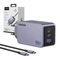 UGREEN USB-A+2*USB-C 100W  GaN Tech Fast Charger - X757 - 25874