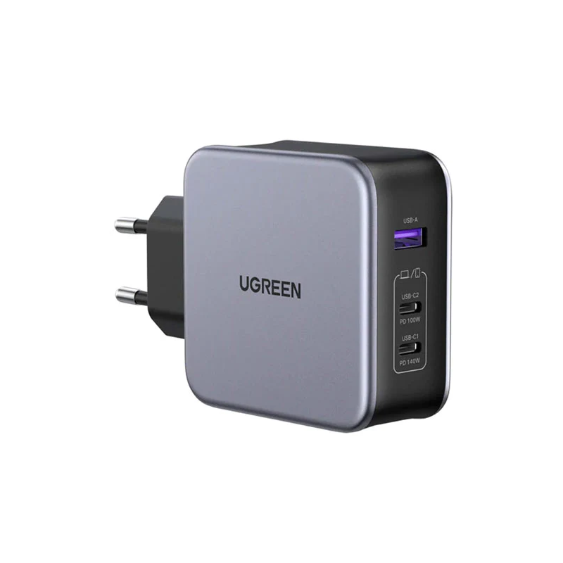 UGREEN USB-A+2*USB-C 140W GaN Tech Fast Charger with C to C Cable 1.5M EU - CD289 - 90549