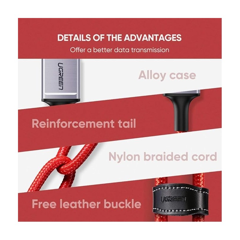 UGREEN Lightning To USB 2.0 A  Male Cable - US293 - 80635