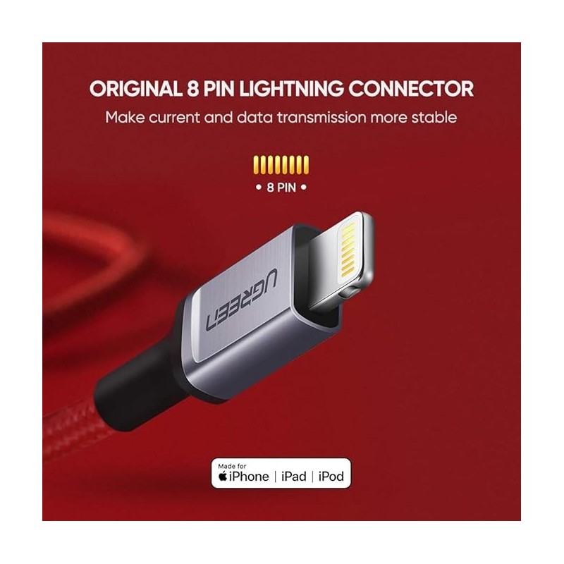 UGREEN Lightning To USB 2.0 A  Male Cable - US293 - 80635