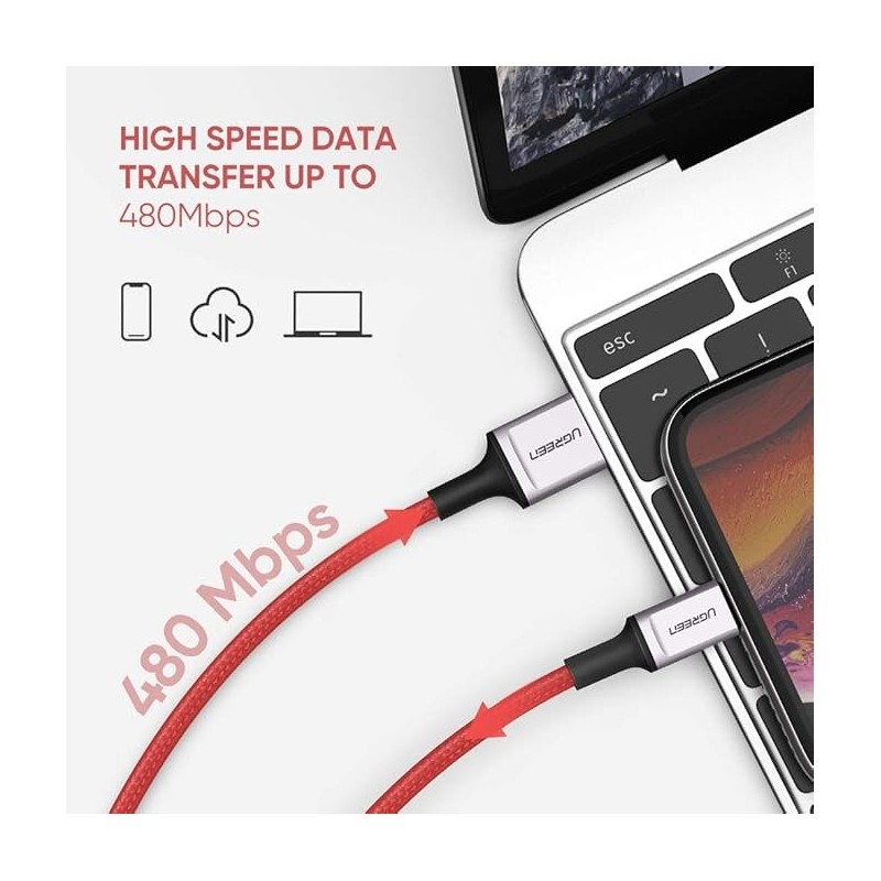 UGREEN Lightning To USB 2.0 A  Male Cable - US293 - 80635