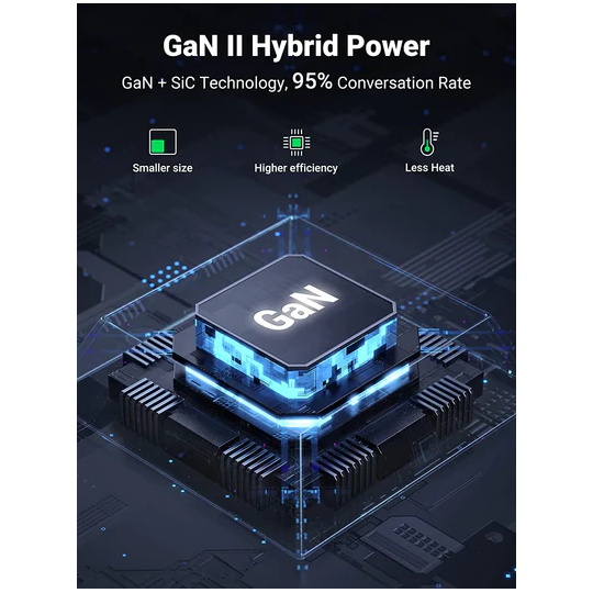 UGREEN 2*USB-A+4*USB-C 200W Desktop Fast Charger EU Black - CD271 - 40914