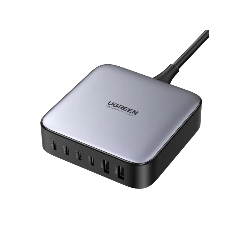 UGREEN 2*USB-A+4*USB-C 200W Desktop Fast Charger EU Black - CD271 - 40914