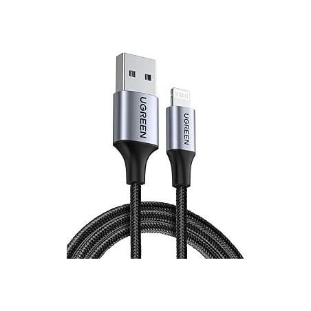 UGREEN Lightning To USB 2.0 A  Male Cable Sliver - US199 - 60161