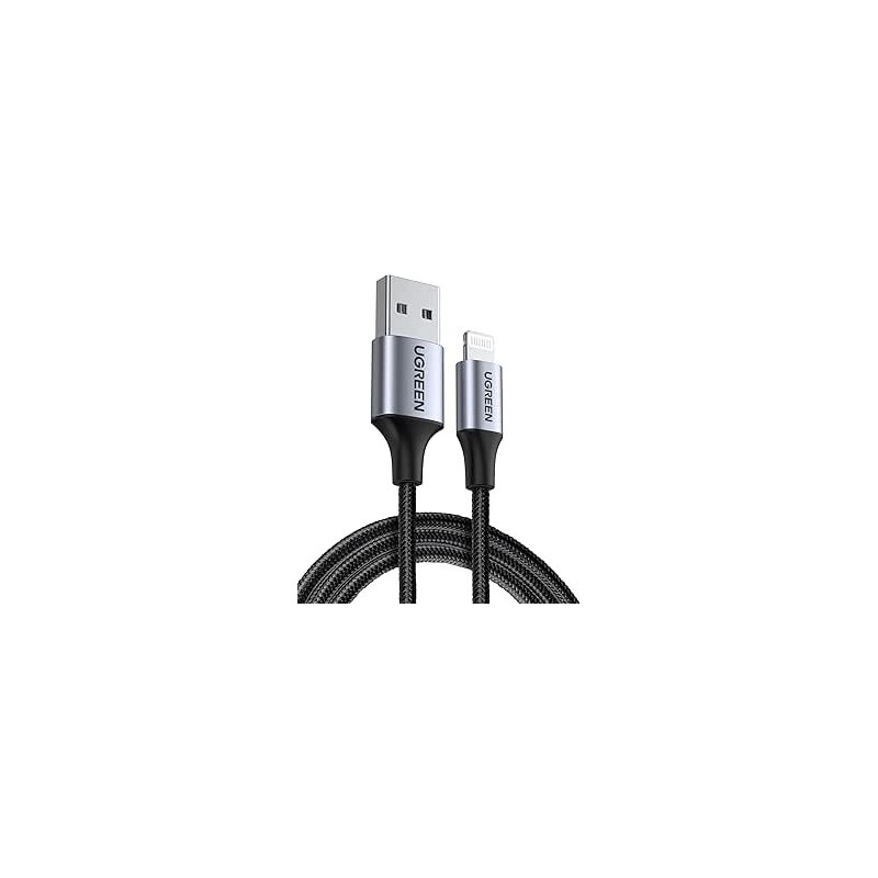UGREEN Lightning To USB 2.0 A  Male Cable Sliver - US199 - 60161