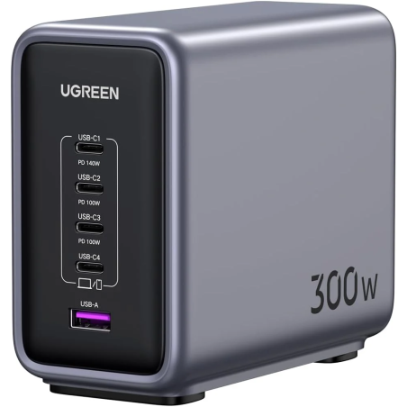 UGREEN Nexode 300W 5-Port PD GaN Fast Charger EU - CD333 - 90903B