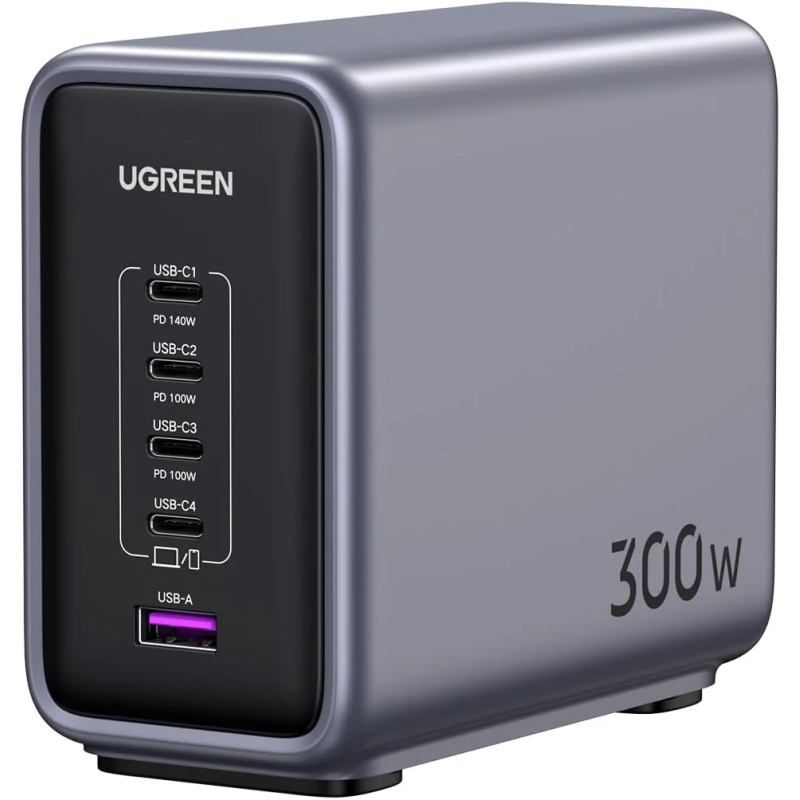 UGREEN Nexode 300W 5-Port PD GaN Fast Charger EU - CD333 - 90903B